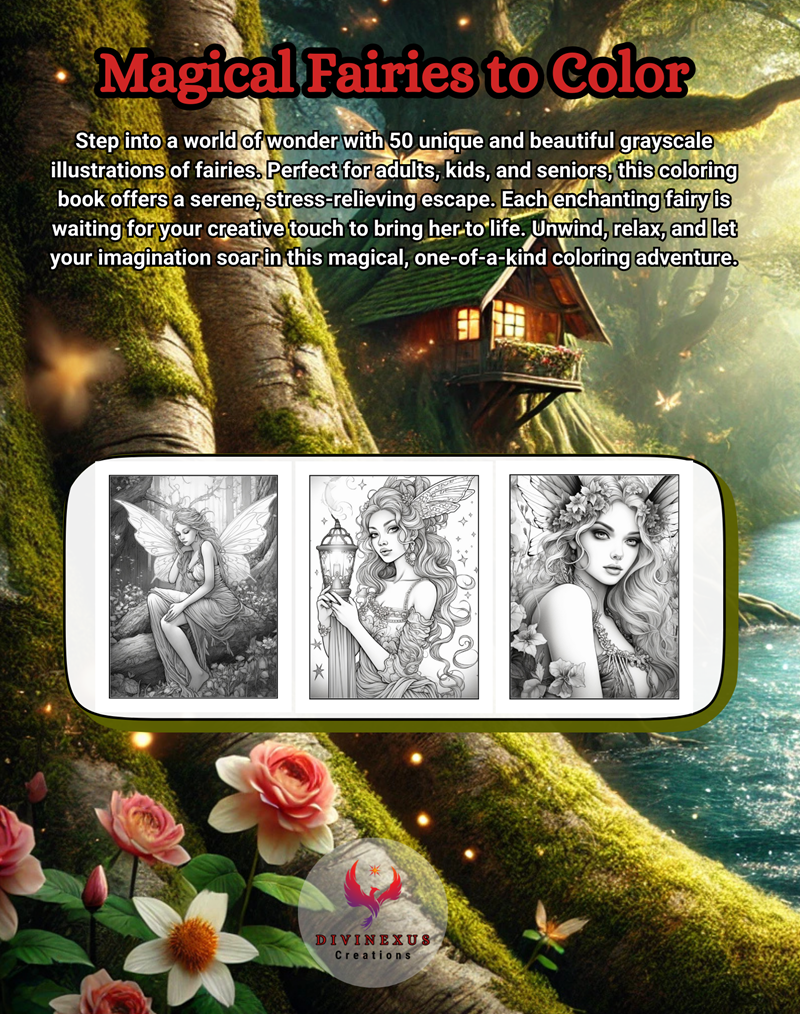 Fairies coloring book