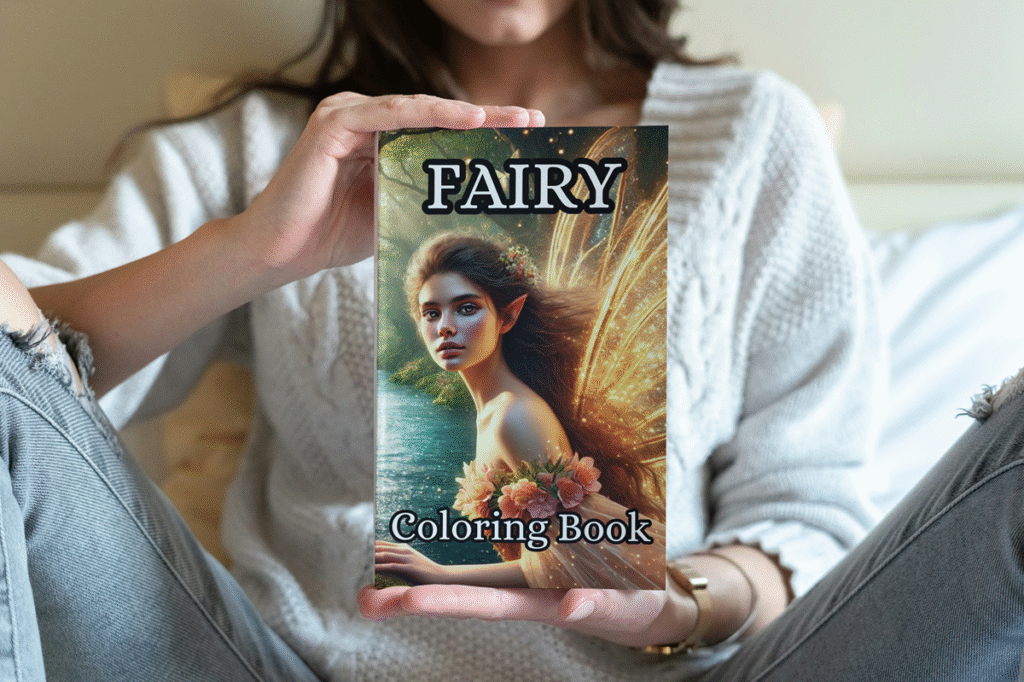 Fairy coloring pages