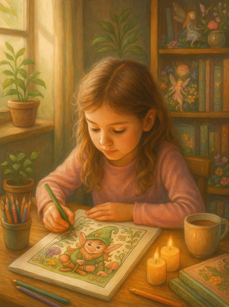 Fantasy coloring pages