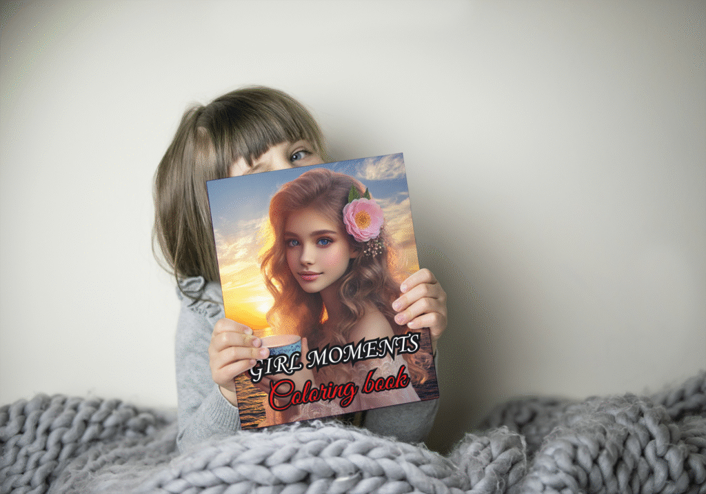 Girl Moments Coloring Book