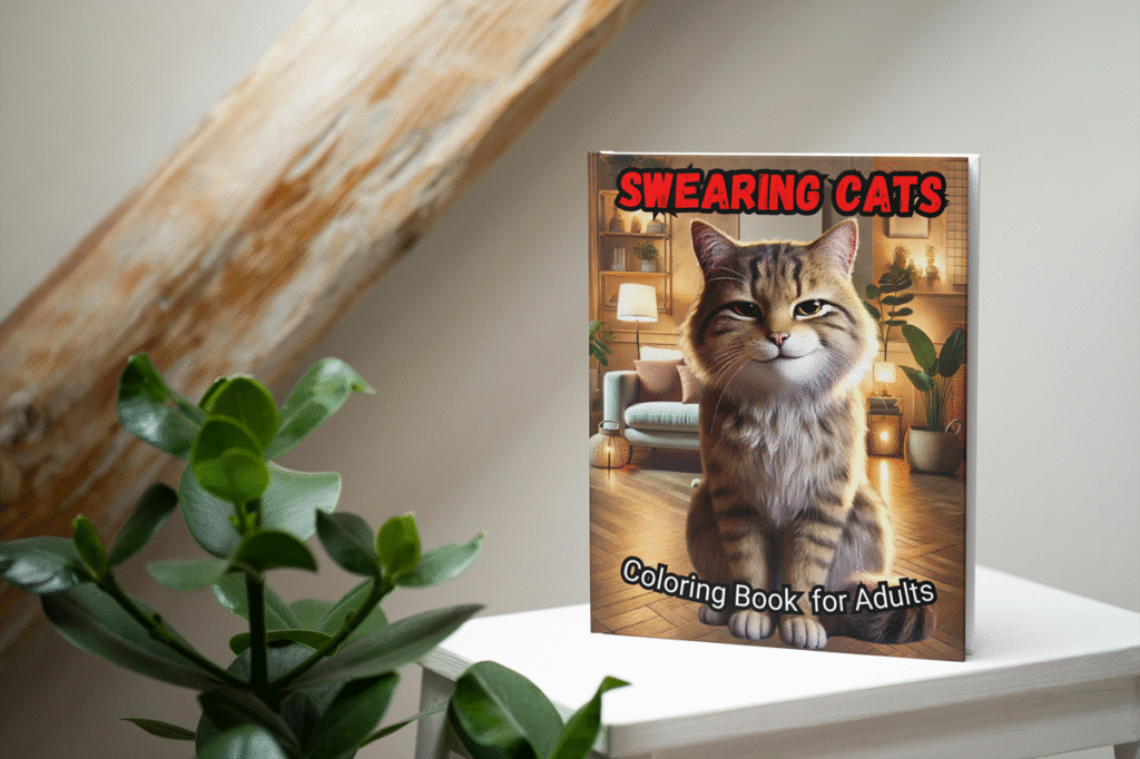 Swearing Cats Coloring Book for Adults