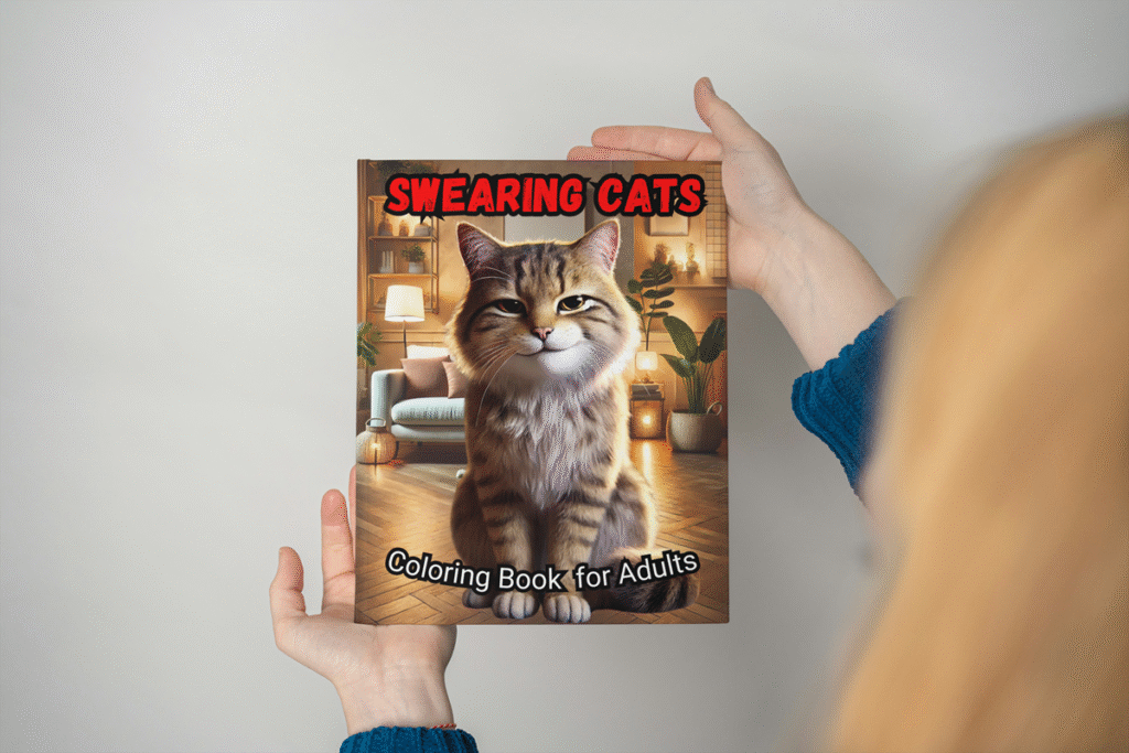Swearing Cats Coloring Book for Adults