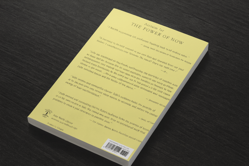 The Power of Now - inspirational banner