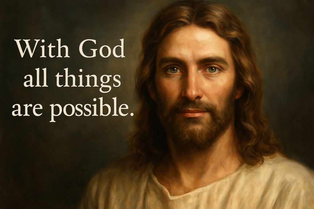With God all things are possible